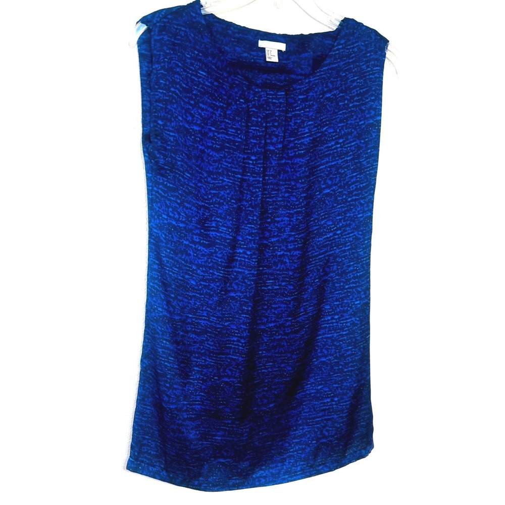 H&M Blue Mini Dress Size 6 Silky Feel Women's Date-night party